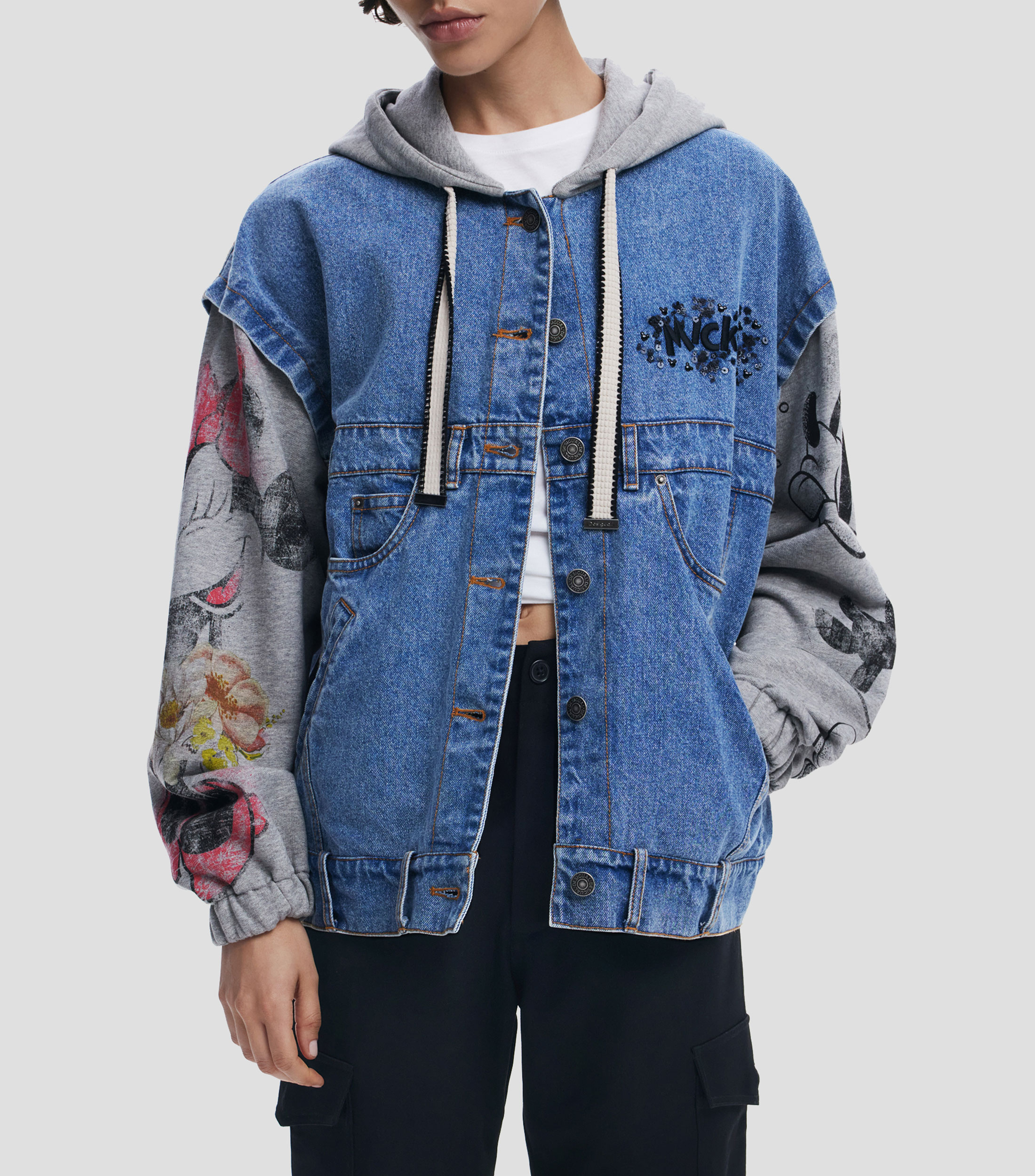 Desigual Chamarra vaquera Mickey Mouse MujerEl Palacio de Hierro